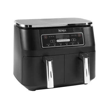 NINJA | Air Fryer | AF300 | Power 1 frying compartment: 1200 W 2 frying compartments: 2400 W W | Capacity 7.6 L | Black