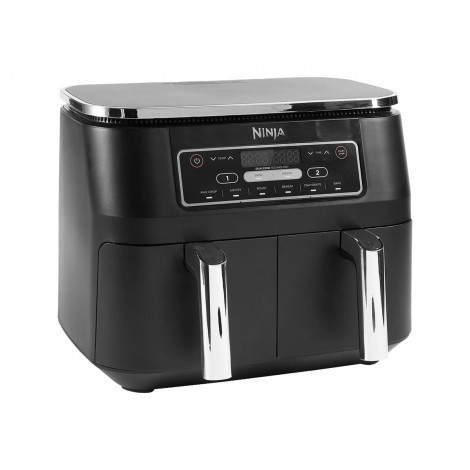 NINJA | Air Fryer | AF300 | Power 1 frying compartment: 1200 W 2 frying compartments: 2400 W W | Capacity 7.6 L | Black