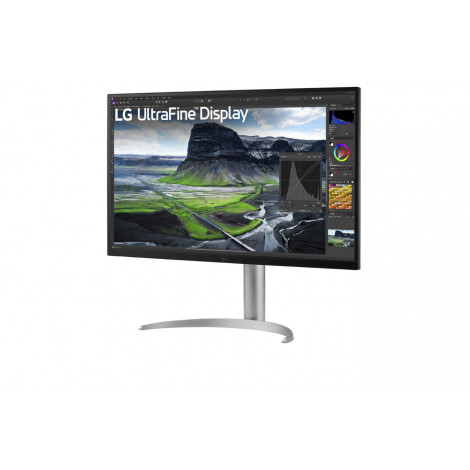 LG | 32UQ850V-W | 32 " | IPS | UHD | 16:9 | 60 Hz | 5 ms | 3840 x 2160 pixels | 400 cd/m | HDMI ports quantity 2 | Silver