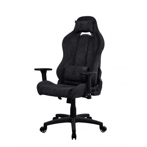 Arozzi Metal/Reinforced nylon | Gaming Chair | Torretta Soft Fabric | Pure Black