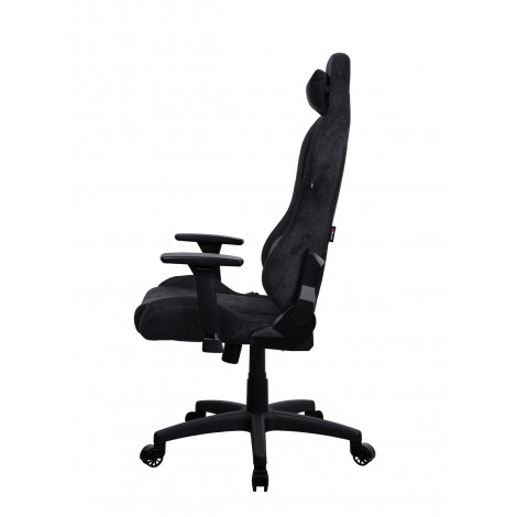 Arozzi Metal/Reinforced nylon | Gaming Chair | Torretta Soft Fabric | Pure Black