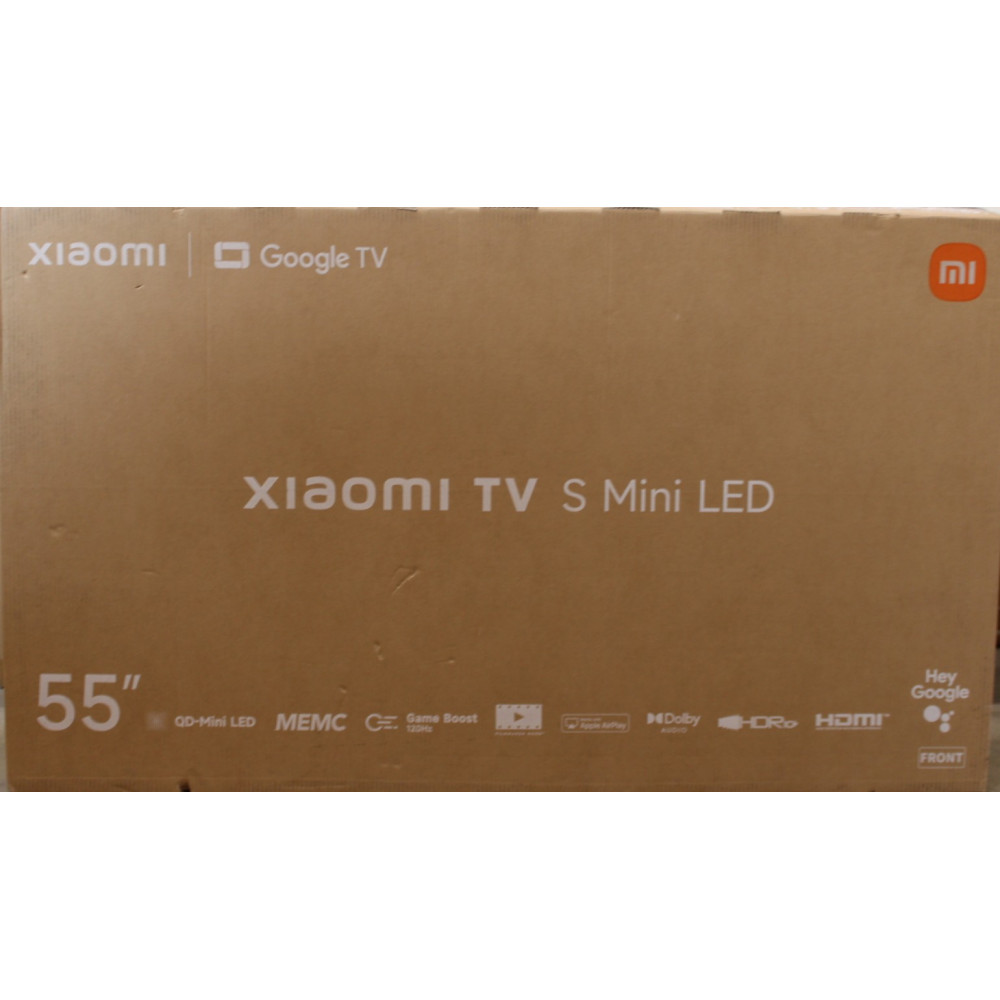 SALE OUT. Xiaomi TV S Mini LED 55 2026 | SALE OUT. Xiaomi S Mini LED 2026 | 55 | Smart TV | Google TV | 4K UHD | Dark Grey | DAM