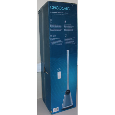 SALE OUT. EnergySilence 9890 Skyline Bladeless | Tower Fan | Stand Fan | 50 W | Diameter 23 cm | Number of speeds 3 | Oscillatio