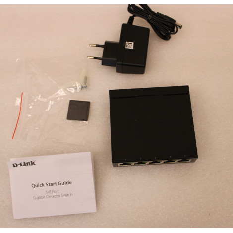 SALE OUT. D-Link DGS-105GL/E 5-Port Gigabit Ethernet Switch | SALE OUT. Ethernet Switch | DGS-105/E | Unmanaged | Desktop | Giga