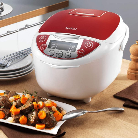 TEFAL | RK705138 Multicooker| 600 W | 5 L | Red, White | TEFAL | RK705138 | 600 W | 5 L | White/Red
