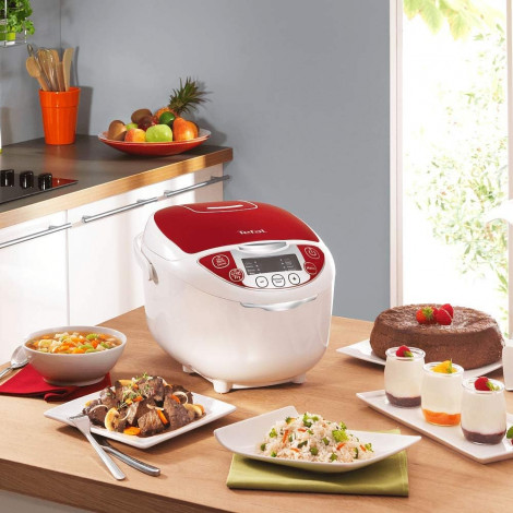 TEFAL | RK705138 Multicooker| 600 W | 5 L | Red, White | TEFAL | RK705138 | 600 W | 5 L | White/Red