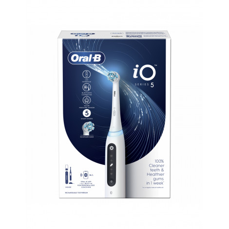 Oral-B | Electric Toothbrush | iO5 | Rechargeable | For adults | Number of brush heads included 1 | Number of teeth brushing mod