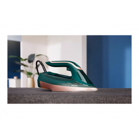 Philips | DST8030/70 Azur | Steam Iron | 3000 W | Water tank capacity 350 ml | Continuous steam 70 g/min | Green