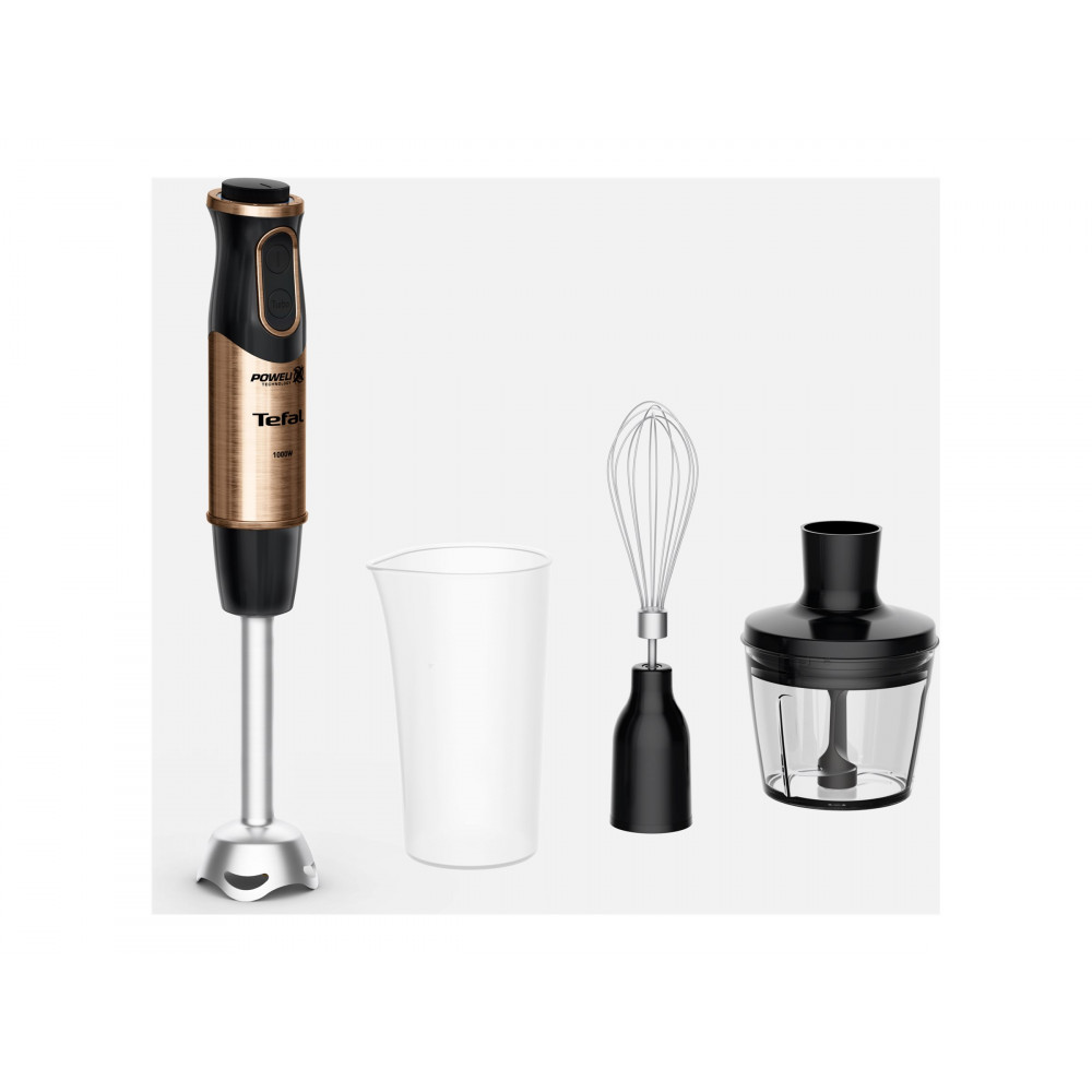 TEFAL | HB656G10 | Hand Blender | 1000 W | Number of speeds 20 | Black/Copper