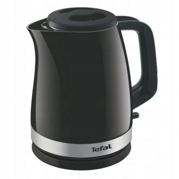 TEFAL | Kettle | KO150F30 Delfini Vision | Electric | 2400 W | 1.5 L | Plastic | 360 rotational base | Black/Stainless steel