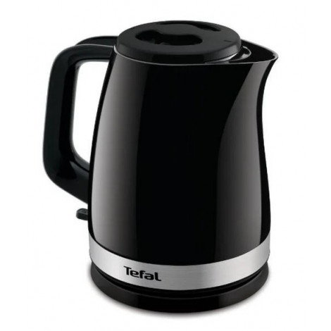 TEFAL | Kettle | KO150F30 Delfini Vision | Electric | 2400 W | 1.5 L | Plastic | 360 rotational base | Black/Stainless steel