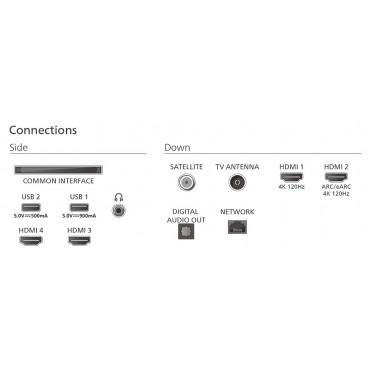 Philips OLED 4K Ambilight TV | 48OLED820/12 | 48 | Smart TV | Google TV | Grey