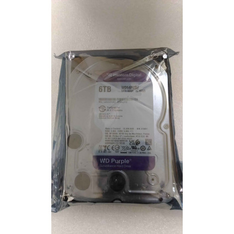 SALE OUT. Western Digital Hard Drive | Purple WD64PURZ | 5460 RPM | 6000 GB | REFURBISHED