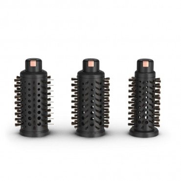 Rowenta | Styling Hair Brush | CF9620 | Temperature (max) 80 C | Number of heating levels 3 | Black/Gold Rose