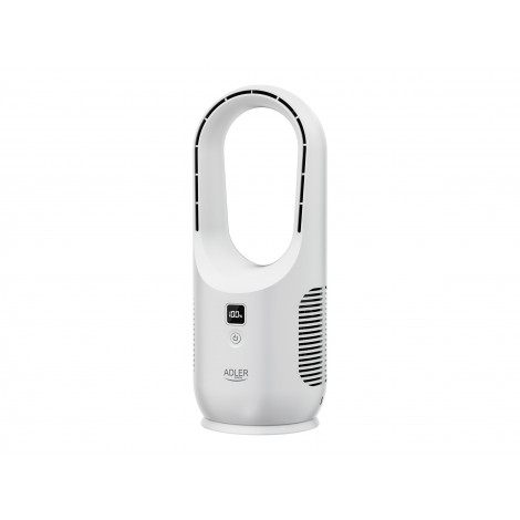 Adler Bladeless Rechargeable Fan | AD 7343 | Desk Fan | Diameter 14 cm | Number of speeds 3 | White