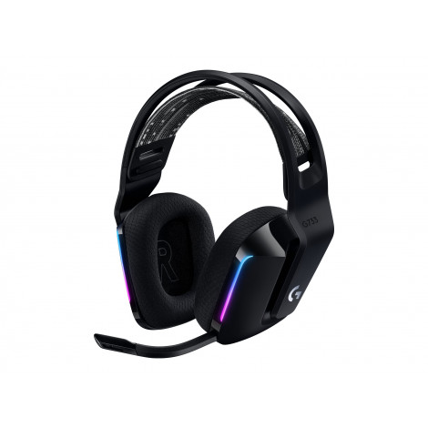 Logitech | Gaming Headset | G G733 | Wireless | Over-Ear | Black | Noise canceling | Wireless