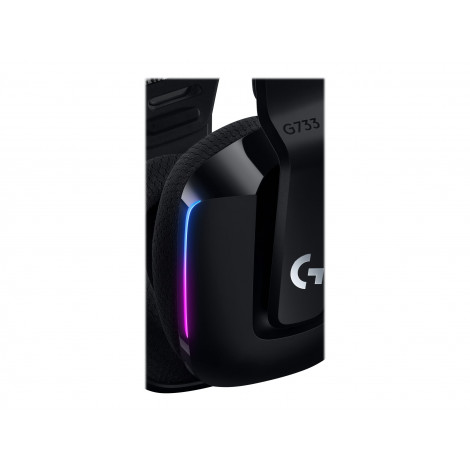 Logitech | Gaming Headset | G G733 | Wireless | Over-Ear | Black | Noise canceling | Wireless