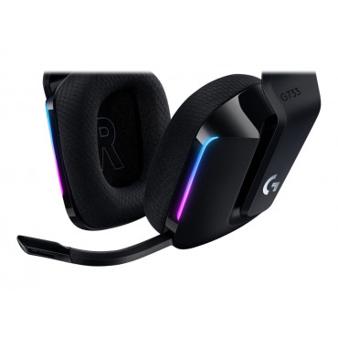 Logitech | Gaming Headset | G G733 | Wireless | Over-Ear | Black | Noise canceling | Wireless