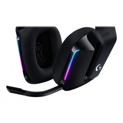 Logitech | Gaming Headset | G G733 | Wireless | Over-Ear | Black | Noise canceling | Wireless