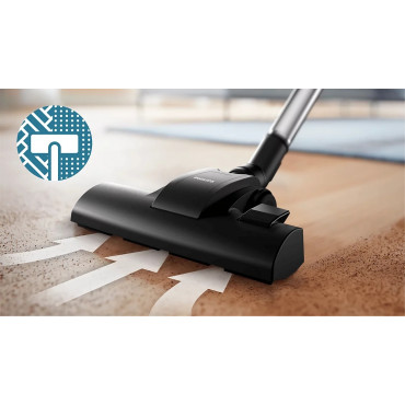 Philips | Vacuum cleaner | XB1142/10 1000 series | Bagless | Power 800 W | Dust capacity 1.3 L | Rich black/Coral moody