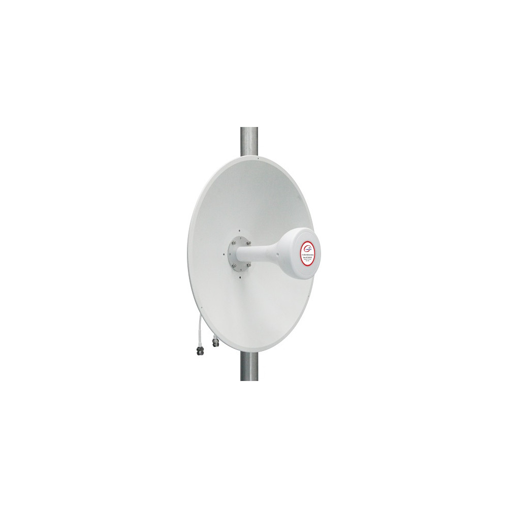 5G / LTE / CBRS 2x2MIMO antena, 1.7-4.2GHz, 17dBi+19dBi