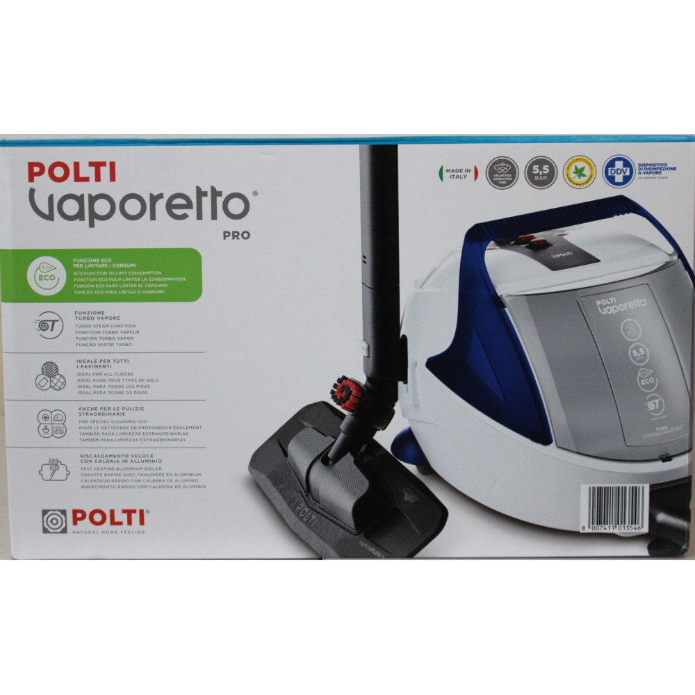 SALE OUT. | Polti | Steam cleaner | PTEU0313 Vaporetto Pro 100 Eco Power | Power 1900 W | Steam pressure 5.5 bar | Water tank ca
