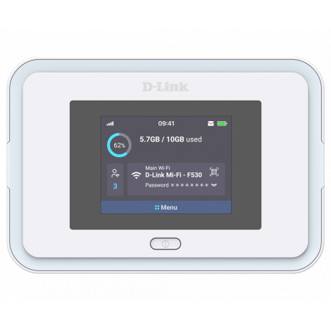 D-Link F530 | 5G NR AX3000 Wi-Fi 6 Mobile Hotspot | 802.11ax | Mesh Support No | 5G | MU-MiMO No | Antenna type Cellular interna