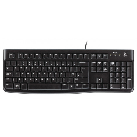 Logitech | K120 | Standard | Wired | EN/LT | Black | Keyboard User documentation