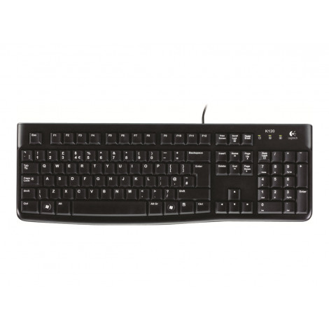 Logitech | K120 | Standard | Wired | EN/LT | Black | Keyboard User documentation