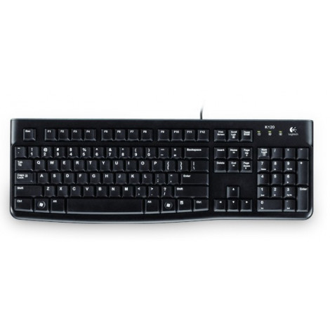 Logitech | K120 | Standard | Wired | EN/LT | Black | Keyboard User documentation