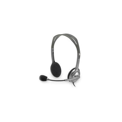 Logitech | LGT-H110 | Stereo headset | Black, Silver