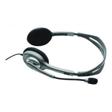 Logitech | LGT-H110 | Stereo headset | Black, Silver