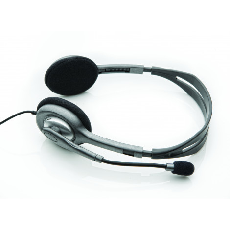 Logitech | LGT-H110 | Stereo headset | Black, Silver