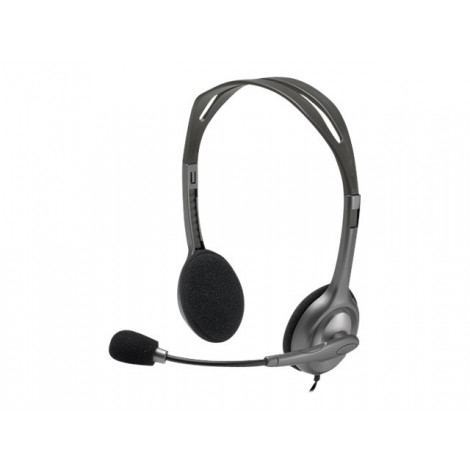 Logitech | LGT-H110 | Stereo headset | Black, Silver