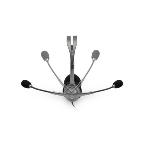 Logitech | LGT-H110 | Stereo headset | Black, Silver