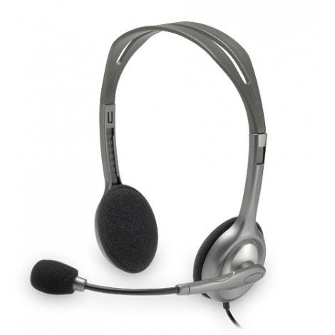 Logitech | LGT-H110 | Stereo headset | Black, Silver