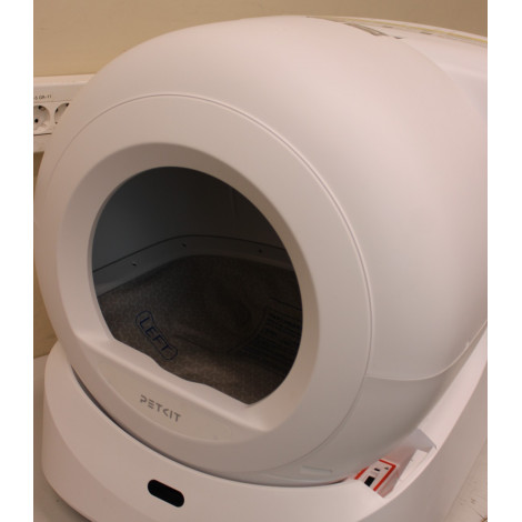 SALE OUT. PETKIT Automatic Cat Litter Box | Purobot Ultra | White | USED, SRATCHED, MISSIG INNER PACKAGING | 24 month(s)