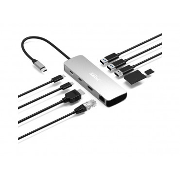 PORT DESIGNS Docking Type C 9 In 1 - 1 X 4K HDMI - Pd 85W - Retail Btoc Only | PORT CONNECT