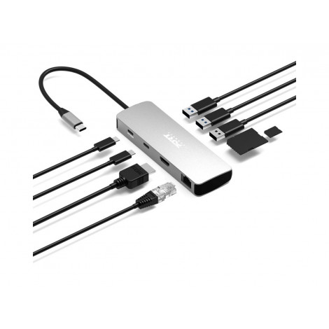 PORT DESIGNS Docking Type C 9 In 1 - 1 X 4K HDMI - Pd 85W - Retail Btoc Only | PORT CONNECT