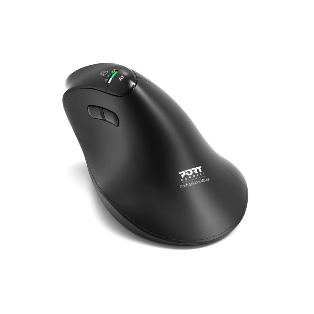 PORT CONNECT Mouse | ERGO AUDITOR | Wireless | Bluetooth, 2.4 GHz | Black
