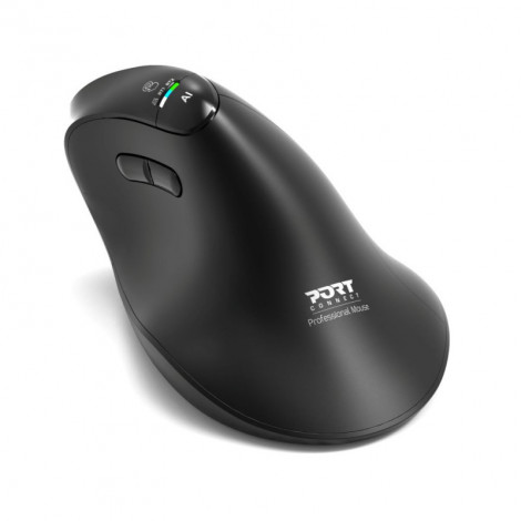 PORT CONNECT Mouse | ERGO AUDITOR | Wireless | Bluetooth, 2.4 GHz | Black