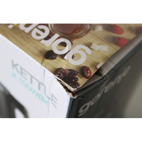 SALE OUT. | Gorenje Kettle | K15DWBK | Electric | 2200 W | 1.5 L | Stainless steel | 360 rotational base | Black | DAMAGED PACKA