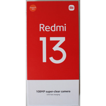 Xiaomi | Redmi | 13 | Midnight Black | 6.79 " | IPS LCD | 1080 x 2460 pixels | Mediatek | Internal RAM 8 GB | 256 GB | microSDXC