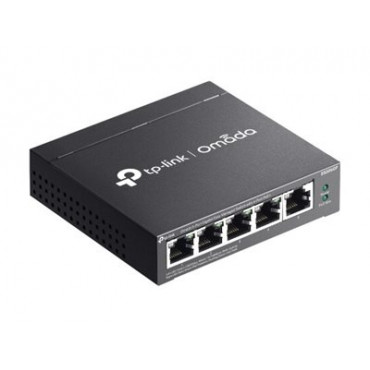 TP-LINK | Omada 5-Port Gigabit Easy Managed Switch with 4-Port PoE+ | ES205GP | Desktop/Wall mountable