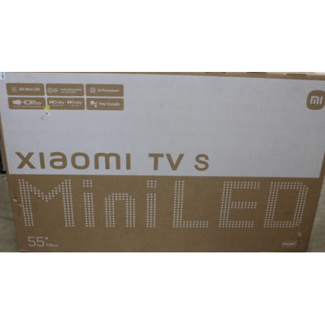 SALE OUT. Xiaomi TV S Mini 2025 55" (3840 x 2160) | SALE OUT. Xiaomi | TV | S Mini LED 2025 | 55 | Smart TV | Google TV | UHD | 