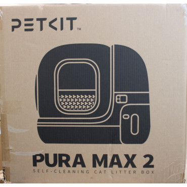 SALE OUT. | PETKIT | Automatic Cat Litter Box | Pura MAX 2 | 480 x 480 x 520 cm | White | DAMAGED PACKAGING | 22 month(s)