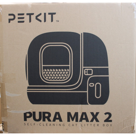 SALE OUT. | PETKIT | Automatic Cat Litter Box | Pura MAX 2 | 480 x 480 x 520 cm | White | DAMAGED PACKAGING | 22 month(s)