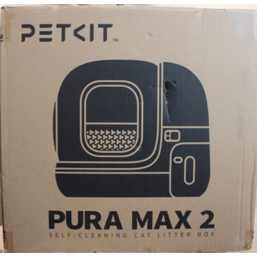 SALE OUT. | PETKIT | Automatic Cat Litter Box | Pura MAX 2 | 480 x 480 x 520 cm | White | DAMAGED PACKAGING | 22 month(s)