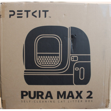 SALE OUT. | PETKIT | Automatic Cat Litter Box | Pura MAX 2 | 480 x 480 x 520 cm | White | DAMAGED PACKAGING | 22 month(s)