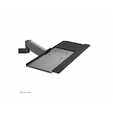 Neomounts Desk Mount | DS90-325BL1 Sit-stand workstation desk | Adjustable Height, Rotate, Tilt, Swivel | 17-32 " | Maximum weig